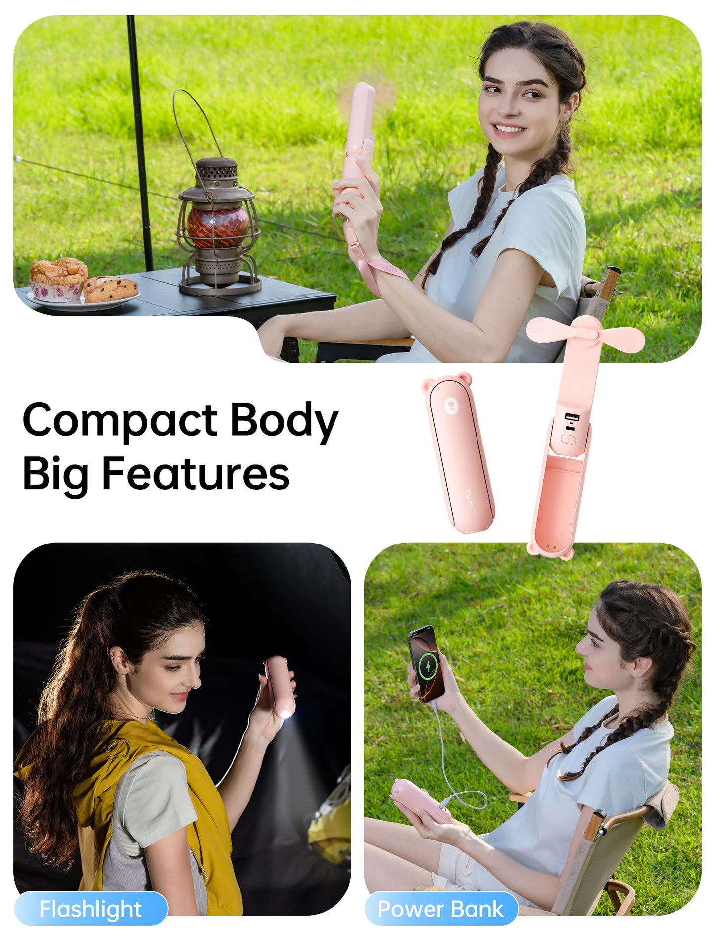 FlipBreeze 3-in-1 Mini Fan